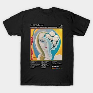 Derek & The Dominos - Layla And Other Assorted Love Songs Tracklist Album T-Shirt